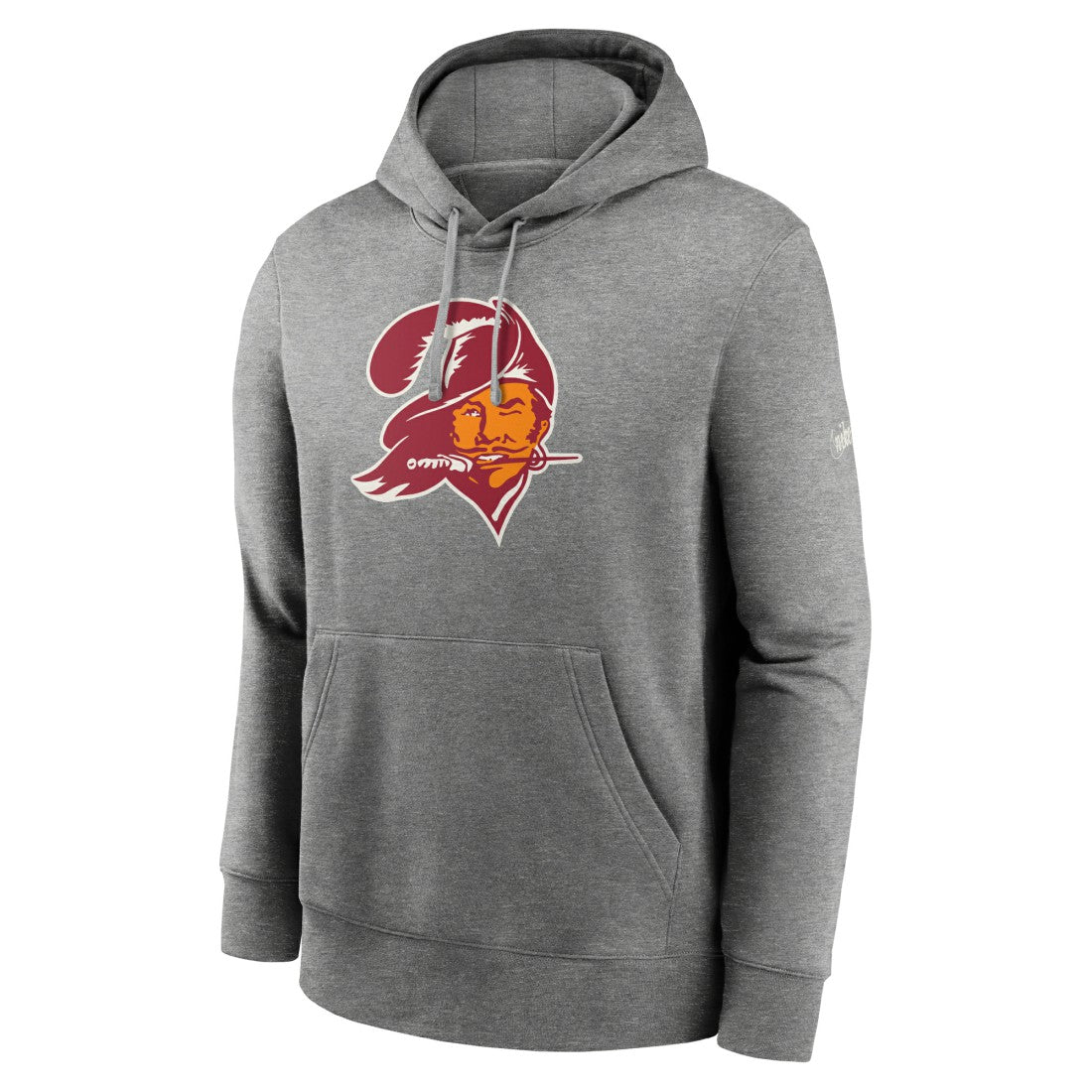 Tampa Bay Buccaneers Rewind Club Fleece Pullover Hoodie Heathered Gray | Nike for Sale