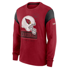 Arizona Cardinals Rewind Playback Helmet Long Sleeve T-Shirt Cardinal | Nike for Sale