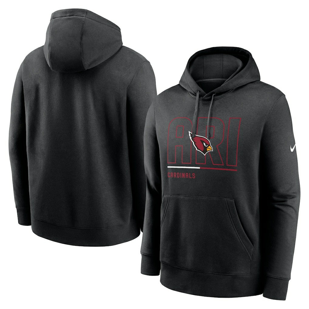 Arizona Cardinals City Code Club Fleece Pullover Hoodie Black | Nike for Sale