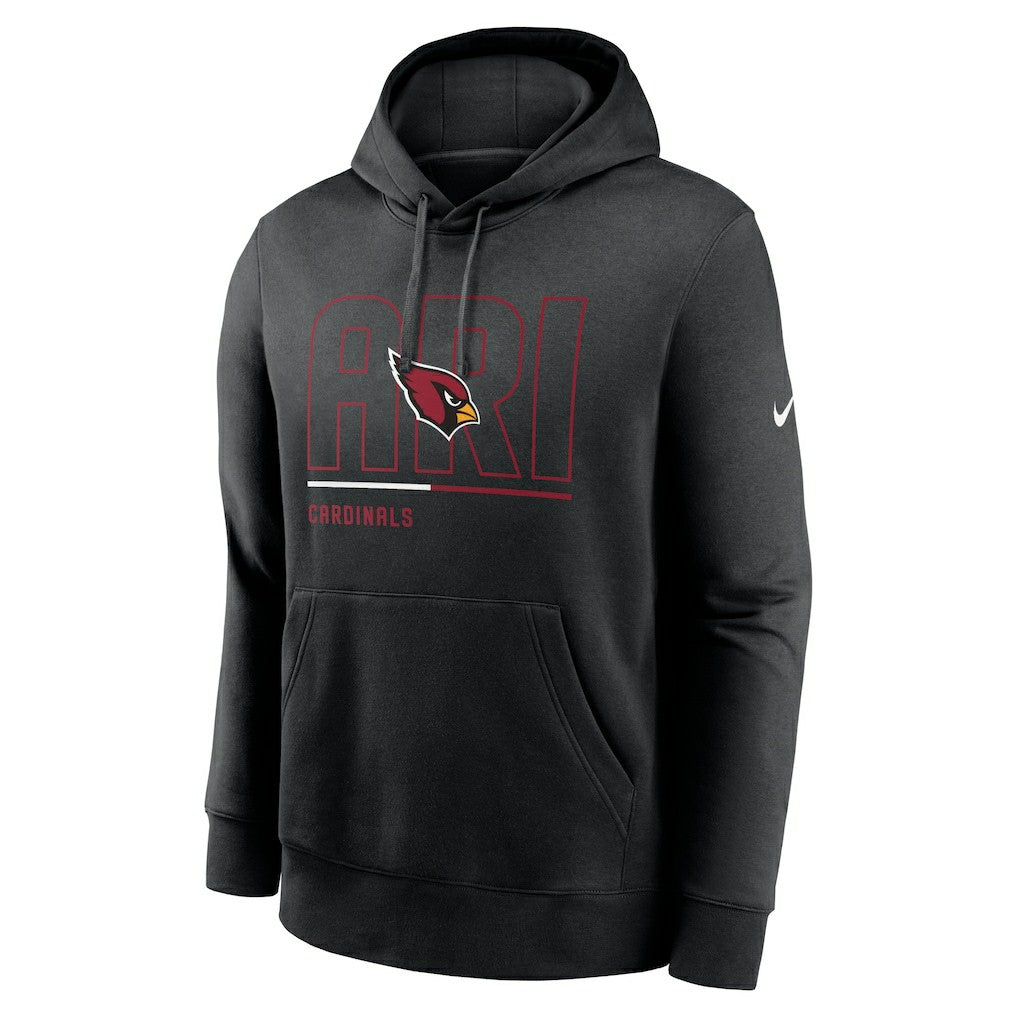 Arizona Cardinals City Code Club Fleece Pullover Hoodie Black | Nike for Sale