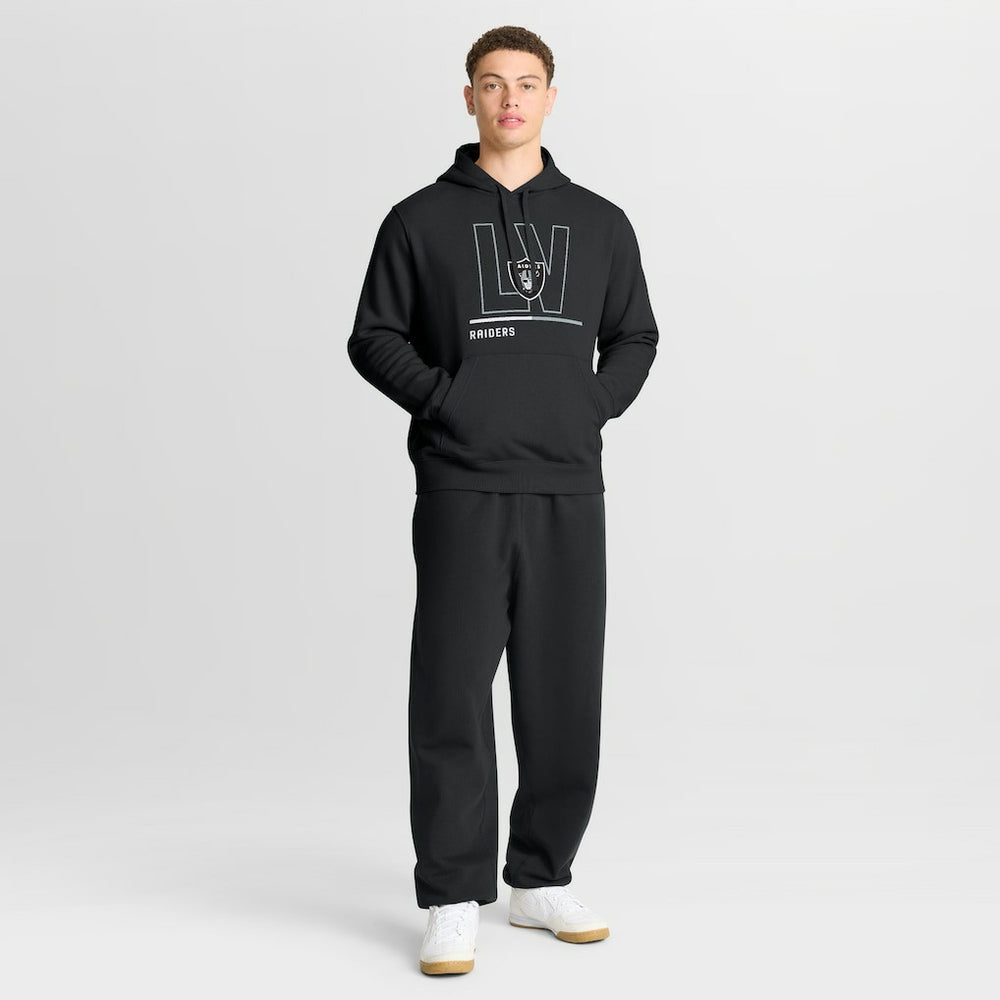 Las Vegas Raiders City Code Club Fleece Pullover Hoodie Black | Nike for Sale