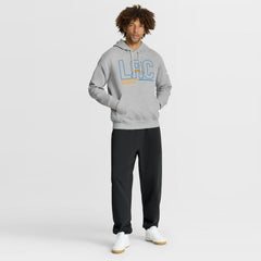 Los Angeles Chargers City Code Club Fleece Pullover Hoodie Heathered Gray | Nike for Sale