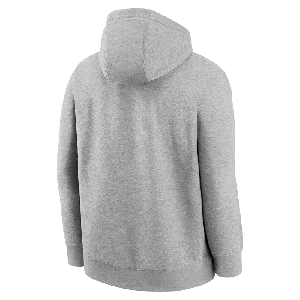 Los Angeles Chargers City Code Club Fleece Pullover Hoodie Heathered Gray | Nike for Sale