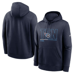 Tennessee Titans City Code Club Fleece Pullover Hoodie Navy | Nike for Sale