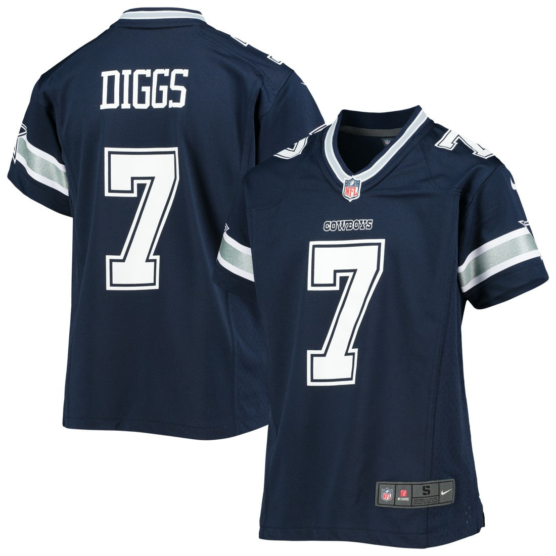 Trevon Diggs Dallas Cowboys Youth Game Jersey Navy | Nike for Sale