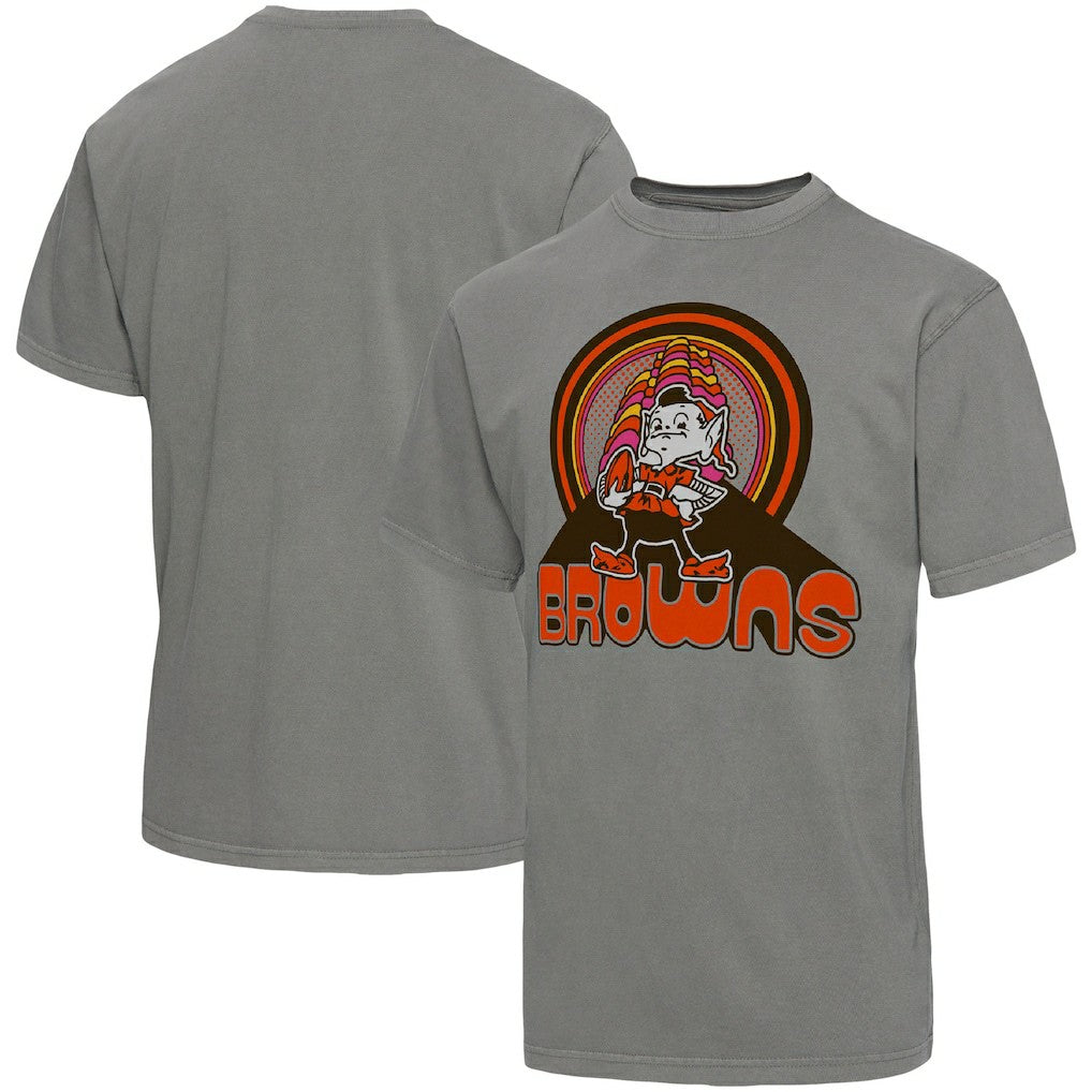 Cleveland Browns Junk Food Wonderland Infinity Vibe T-Shirt Graphite | NFL