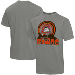 Cleveland Browns Junk Food Wonderland Infinity Vibe T-Shirt Graphite | NFL