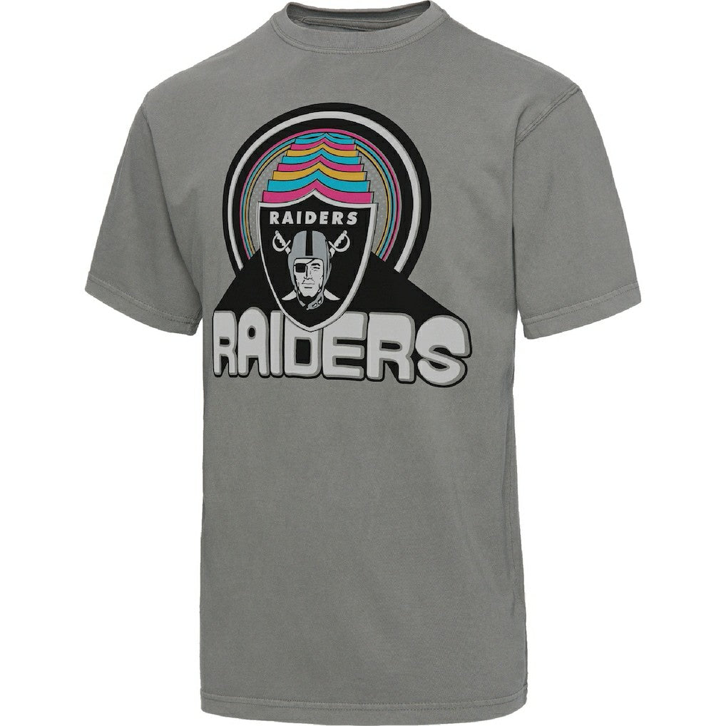 Las Vegas Raiders Junk Food Wonderland Infinity Vibe T-Shirt Graphite | NFL