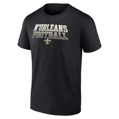New Orleans Saints Big & Tall N'Orleans Football Statement T-Shirt Black | Fanatics