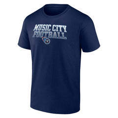Tennessee Titans Big & Tall Music City Football Statement T-Shirt Navy | Fanatics