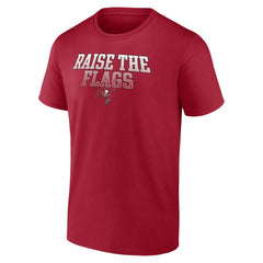 Tampa Bay Buccaneers Big & Tall Raise the Flags Statement T-Shirt Red | Fanatics