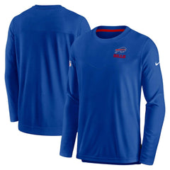 Buffalo Bills Sideline Lockup Performance Pullover Sweatshirt Royal | Nike for Sale