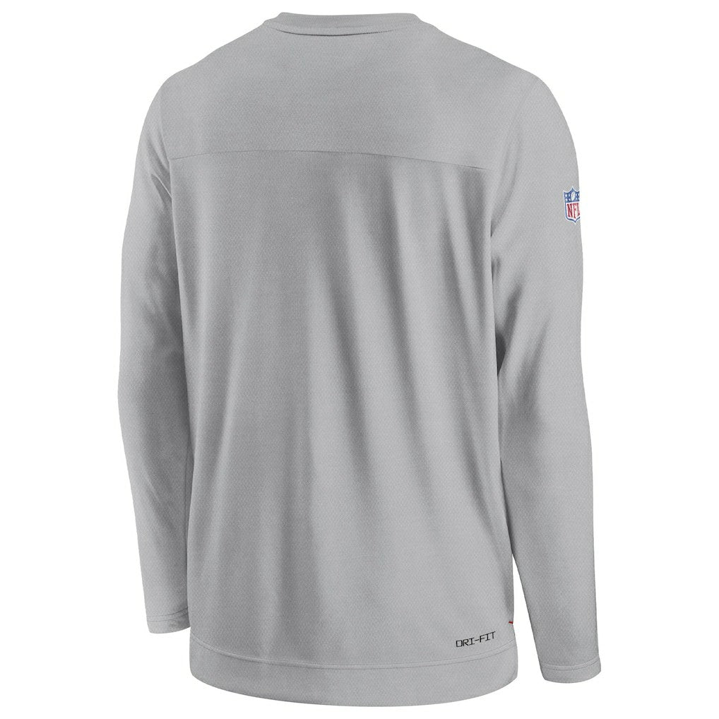 Cleveland Browns Sideline Lockup Performance Pullover Sweatshirt Gray | Nike for Sale