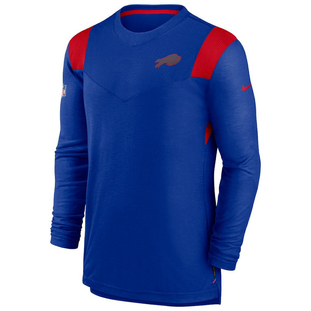 Buffalo Bills Sideline Tonal Logo Performance Player Long Sleeve T-Shirt Royal | Nike for Sale
