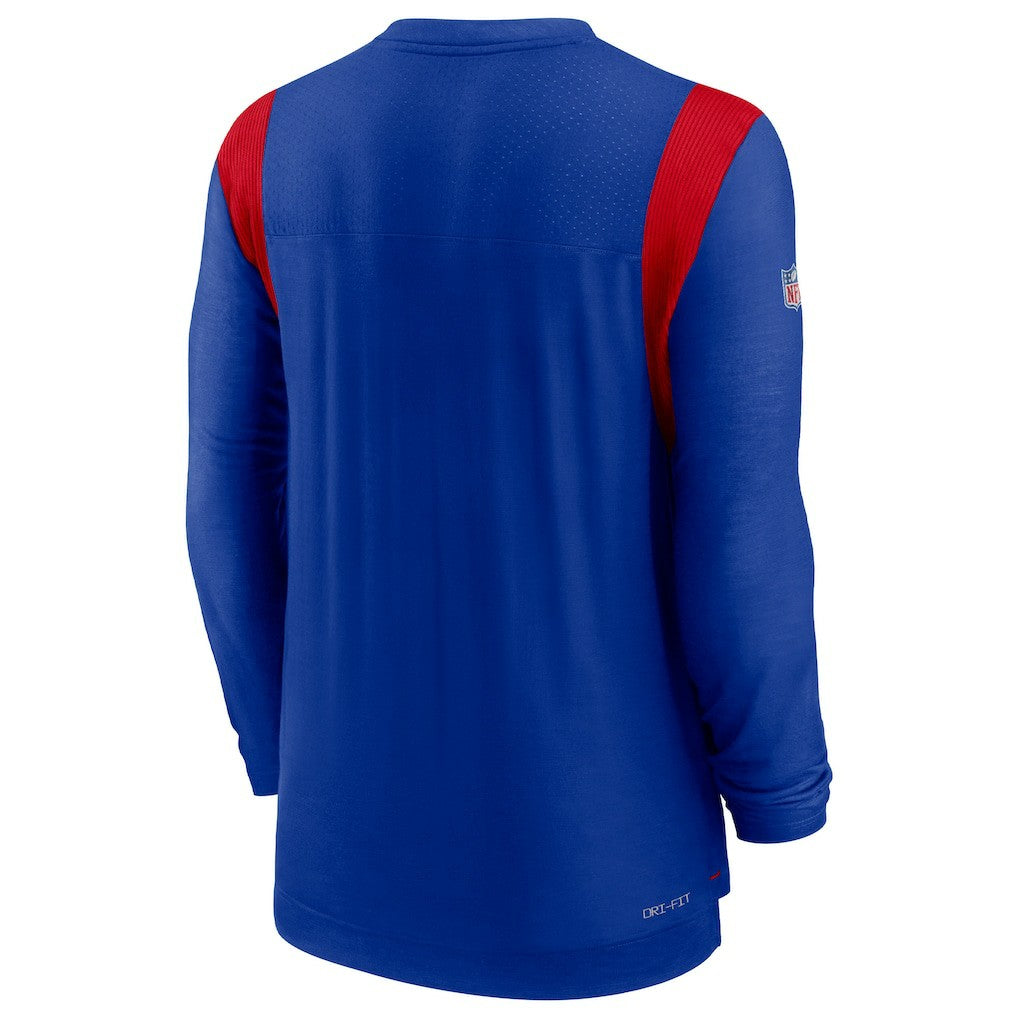 Buffalo Bills Sideline Tonal Logo Performance Player Long Sleeve T-Shirt Royal | Nike for Sale