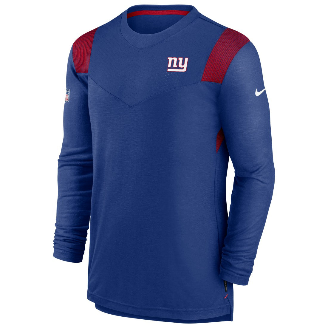 New York Giants Sideline Tonal Logo Performance Player Long Sleeve T-Shirt Royal | Nike for Sale