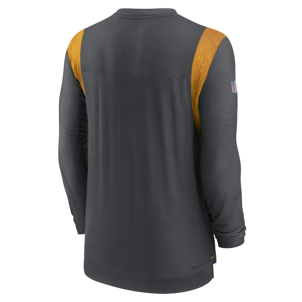 Washington Commanders Sideline Tonal Logo Performance Player Long Sleeve T-Shirt Charcoal | Nike for Sale