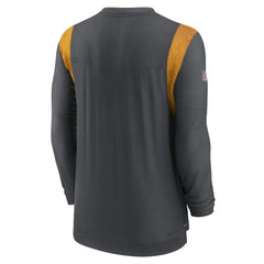 Washington Commanders Sideline Tonal Logo Performance Player Long Sleeve T-Shirt Charcoal | Nike for Sale