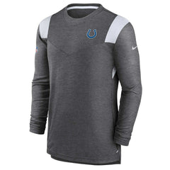 Indianapolis Colts Sideline Tonal Logo Performance Player Long Sleeve T-Shirt Charcoal | Nike for Sale