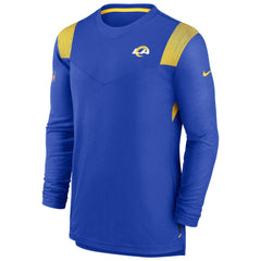 Los Angeles Rams Sideline Tonal Logo Performance Player Long Sleeve T-Shirt Royal | Nike for Sale