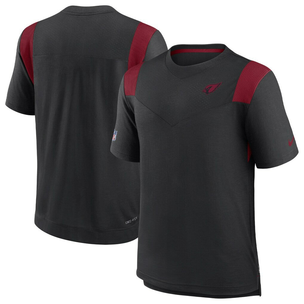 Arizona Cardinals Sideline Tonal Logo Performance Player T-Shirt Black | Nike for Sale