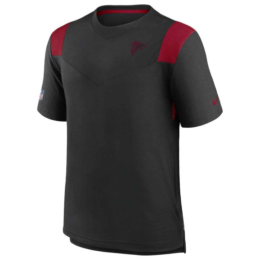 Atlanta Falcons Sideline Tonal Logo Performance Player T-Shirt Black | Nike for Sale