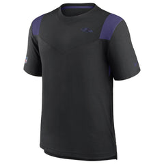 Baltimore Ravens Sideline Tonal Logo Performance Player T-Shirt Black | Nike for Sale