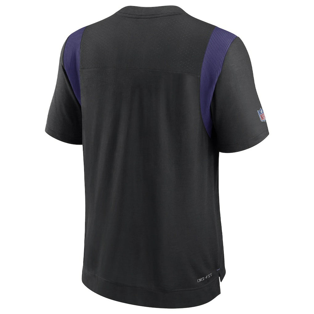 Baltimore Ravens Sideline Tonal Logo Performance Player T-Shirt Black | Nike for Sale