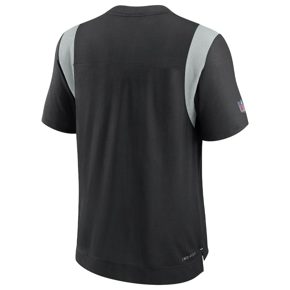 Las Vegas Raiders 2022 Sideline Tonal Logo Performance Player T-Shirt Black | Nike for Sale