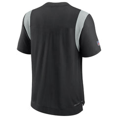 Las Vegas Raiders 2022 Sideline Tonal Logo Performance Player T-Shirt Black | Nike for Sale