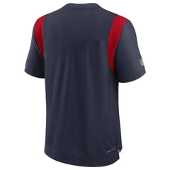 New England Patriots Sideline Tonal Logo Performance Player T-Shirt Navy | Nike for Sale