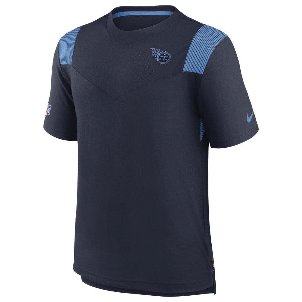 Tennessee Titans Sideline Tonal Logo Performance Player T-Shirt Navy | Nike for Sale