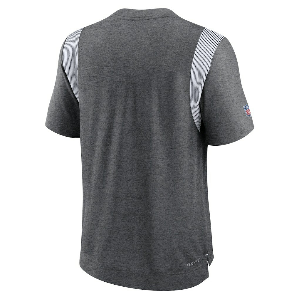 Indianapolis Colts Sideline Tonal Logo Performance Player T-Shirt Heather Charcoal | Nike for Sale