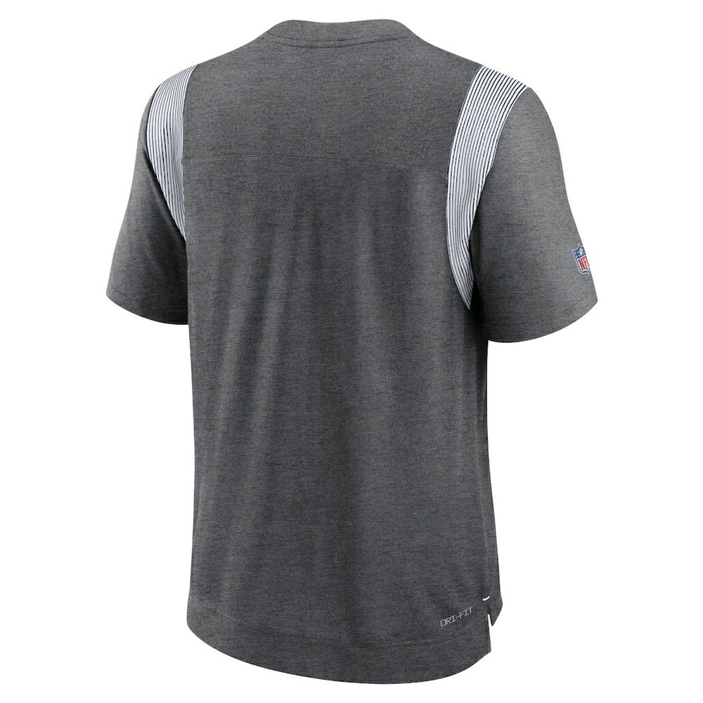 Indianapolis Colts Sideline Tonal Logo Performance Player T-Shirt Heather Charcoal | Nike for Sale