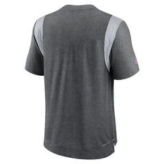 Indianapolis Colts Sideline Tonal Logo Performance Player T-Shirt Heather Charcoal | Nike for Sale