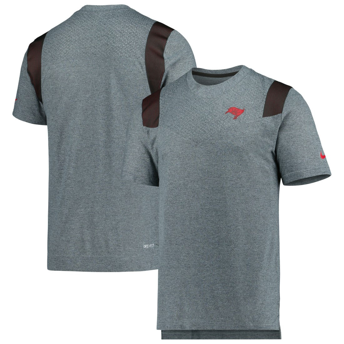 Tampa Bay Buccaneers Sideline Tonal Logo Performance Player T-Shirt Pewter | Nike for Sale
