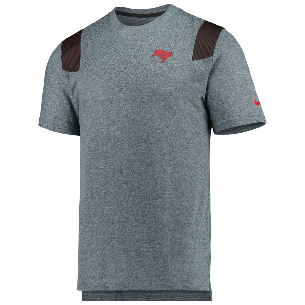 Tampa Bay Buccaneers Sideline Tonal Logo Performance Player T-Shirt Pewter | Nike for Sale