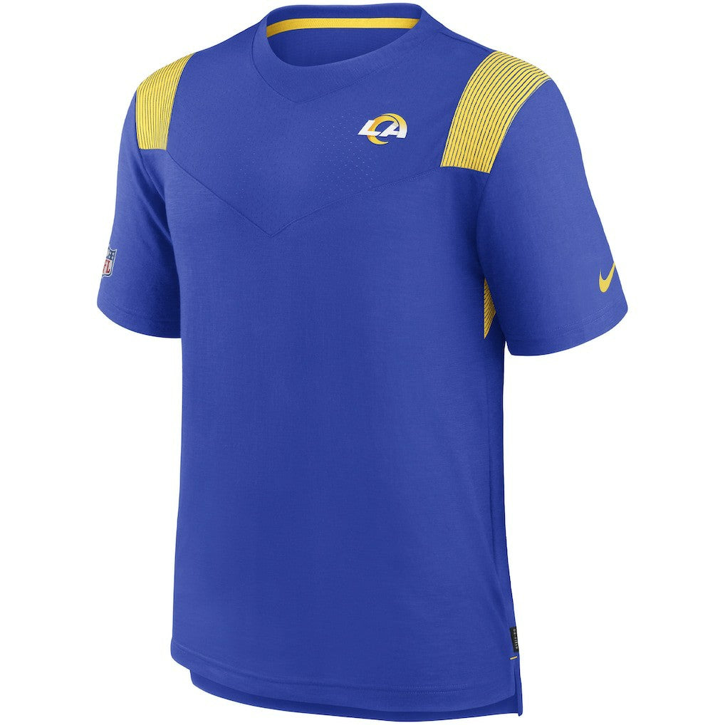 Los Angeles Rams Sideline Tonal Logo Performance Player T-Shirt Royal | Nike for Sale