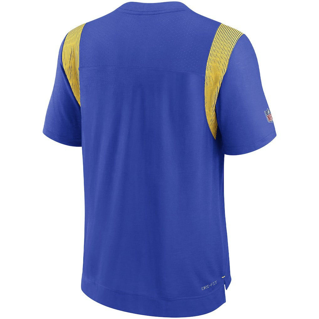 Los Angeles Rams Sideline Tonal Logo Performance Player T-Shirt Royal | Nike for Sale