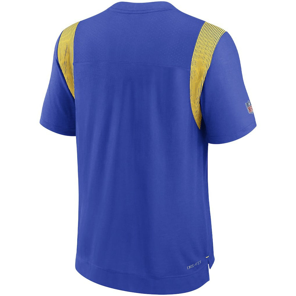 Los Angeles Rams Sideline Tonal Logo Performance Player T-Shirt Royal | Nike for Sale