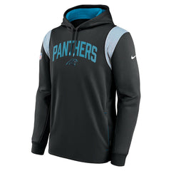 Carolina Panthers Sideline Athletic Stack Performance Pullover Hoodie Black | Nike for Sale