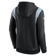 Carolina Panthers Sideline Athletic Stack Performance Pullover Hoodie Black | Nike for Sale
