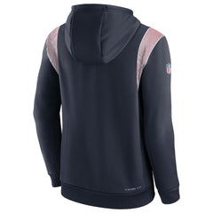 Houston Texans Sideline Athletic Stack Performance Pullover Hoodie Navy | Nike for Sale