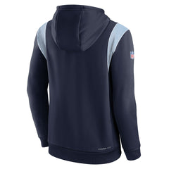 Tennessee Titans Sideline Athletic Stack Performance Pullover Hoodie Navy | Nike for Sale
