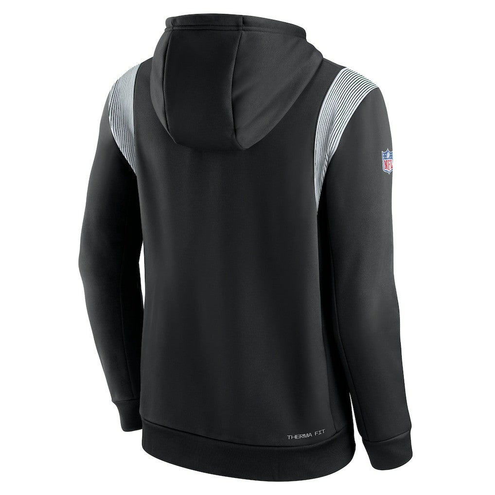 New York Jets Sideline Athletic Stack Performance Pullover Hoodie Black | Nike for Sale