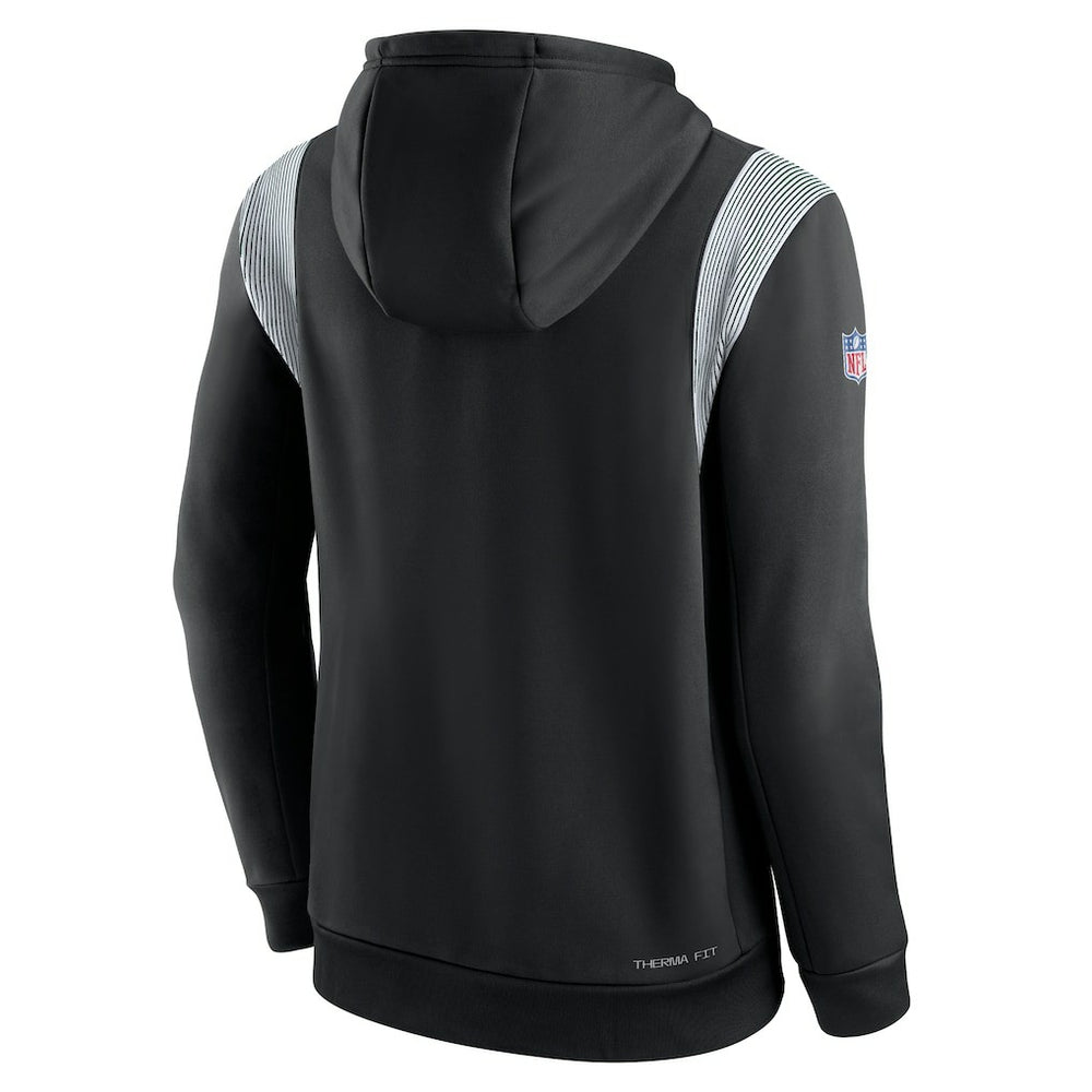 New York Jets Sideline Athletic Stack Performance Pullover Hoodie Black | Nike for Sale