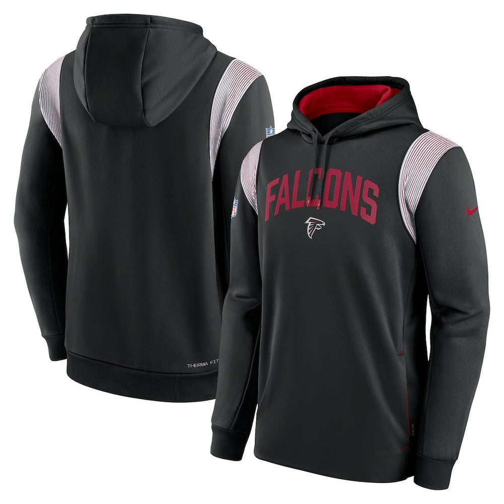 Atlanta Falcons Sideline Athletic Stack Performance Pullover Hoodie Black | Nike for Sale