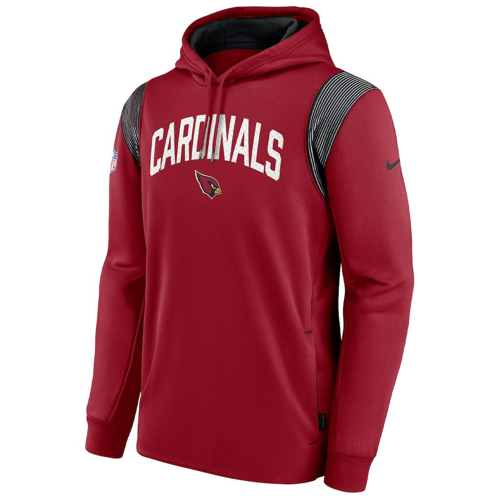 Arizona Cardinals Sideline Athletic Stack Performance Pullover Hoodie Cardinal | Nike for Sale