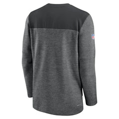 Carolina Panthers Sideline Lockup Performance Quarter-Zip Top Charcoal | Nike for Sale
