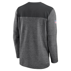 Las Vegas Raiders Sideline Lockup Performance Quarter-Zip Top Charcoal | Nike for Sale